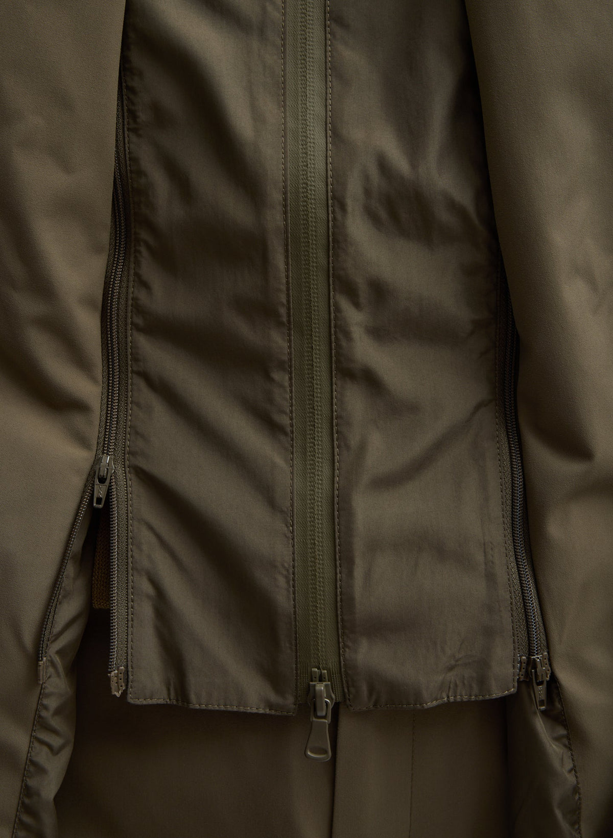 Tech Suiting Anorak Blazer With Zip Off Vest Dark Hazelnut - Tibi