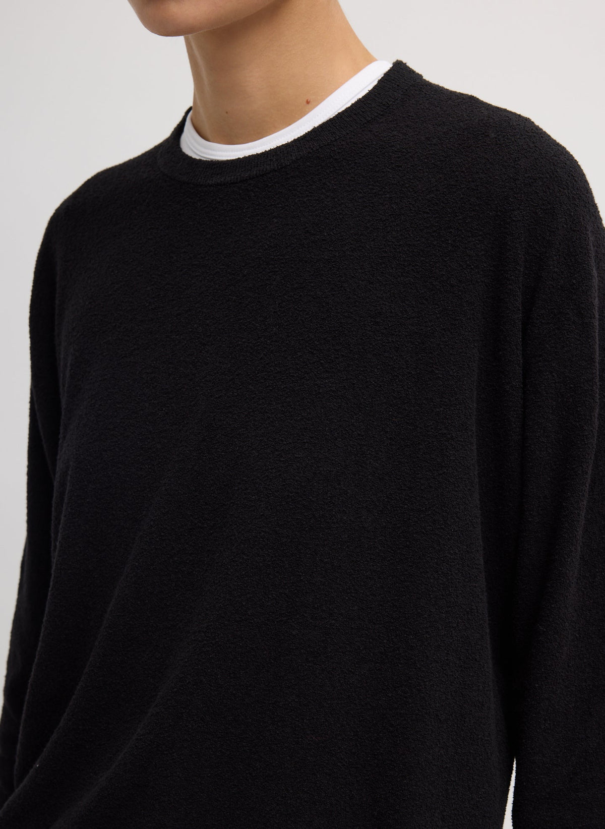 Sable Perfect Men's Pullover Black - Tibi