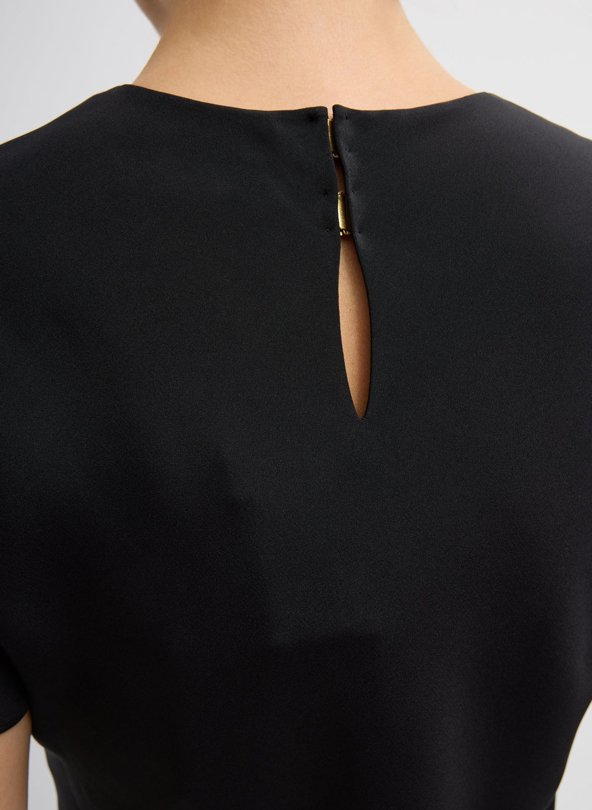 4-Ply Silk Bias Dress Black - Tibi