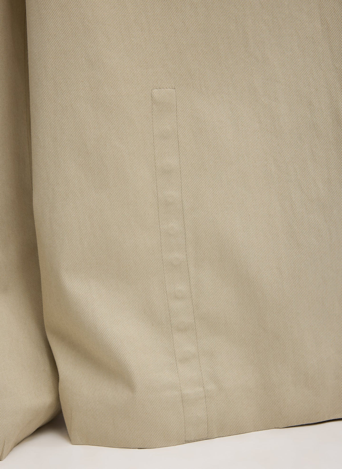 Luxe Spring Twill Tucked Pleated Wide Leg Trouser Taupe - Tibi