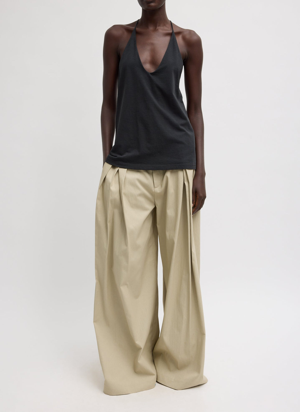 Racerback Tank Black - Tibi
