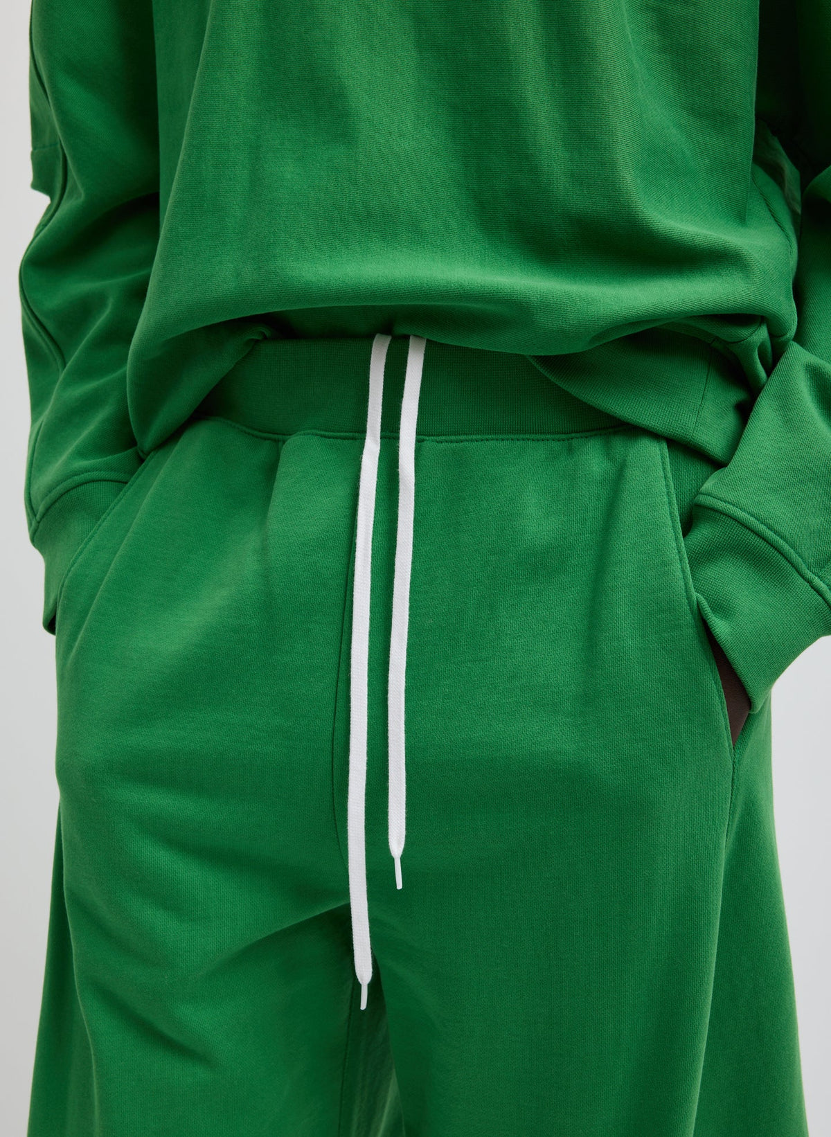 Sweatshirting Winslow Pant Green - Tibi