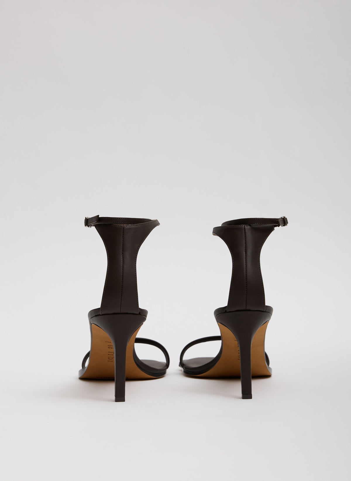 Erno Heel Dark Brown - Tibi