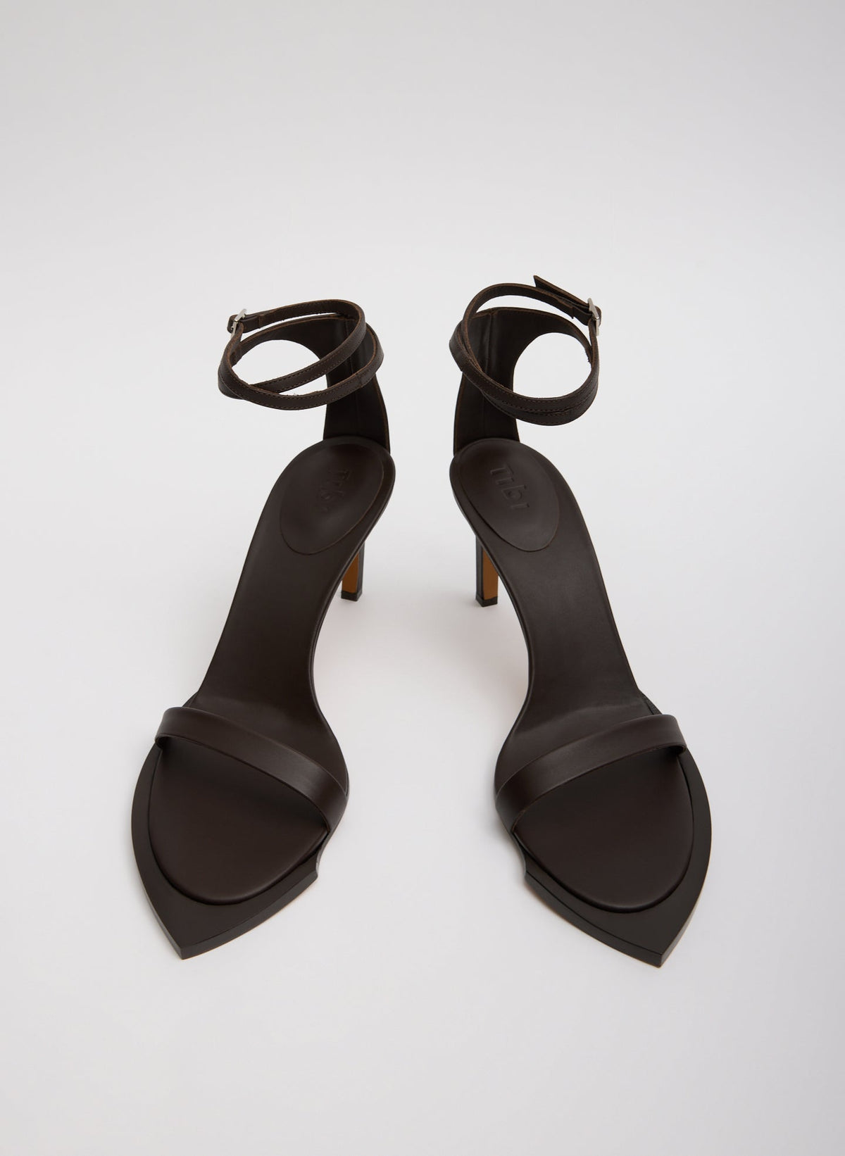 Erno Heel Dark Brown - Tibi