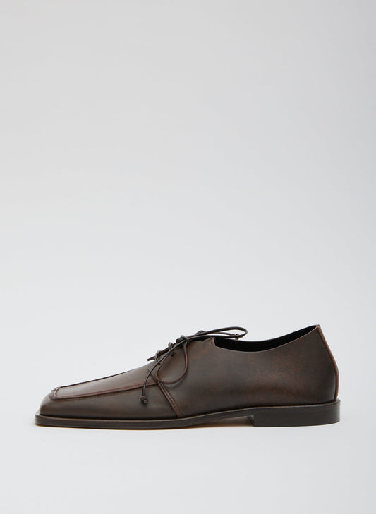 Brody Square Toe Loafer Brown - Tibi