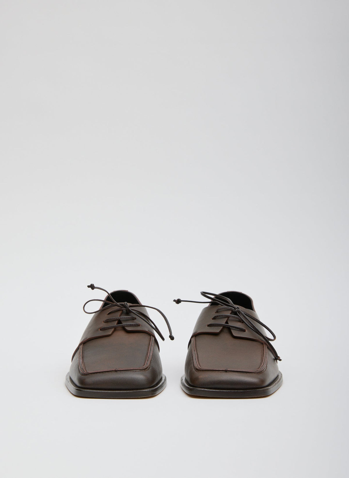 Brody Square Toe Loafer Brown - Tibi