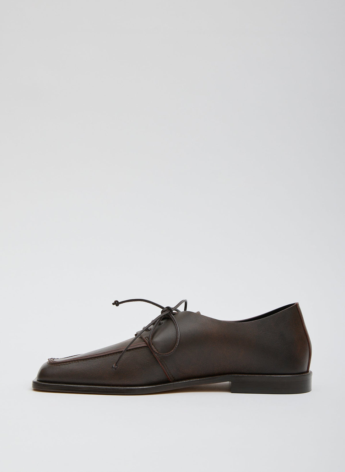 Brody Square Toe Loafer Brown - Tibi