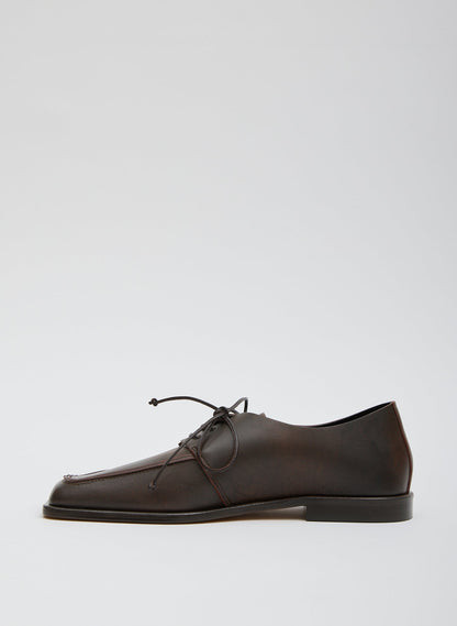 Brody Square Toe Loafer Brown - Tibi
