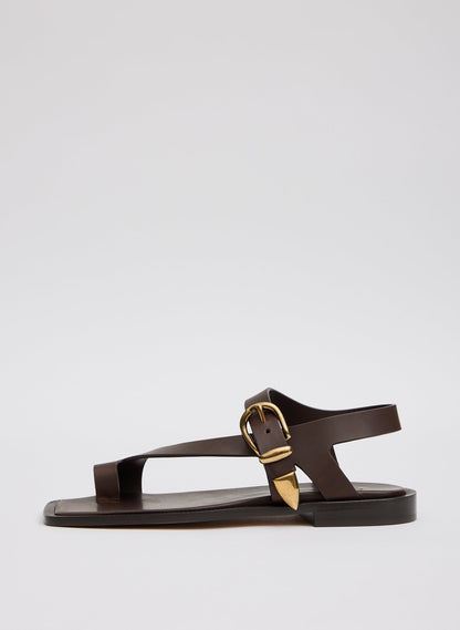 Karel Sandal Dark Brown - Tibi