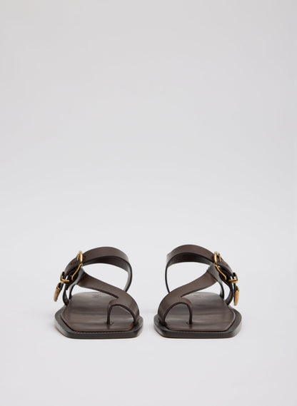 Karel Sandal Dark Brown - Tibi