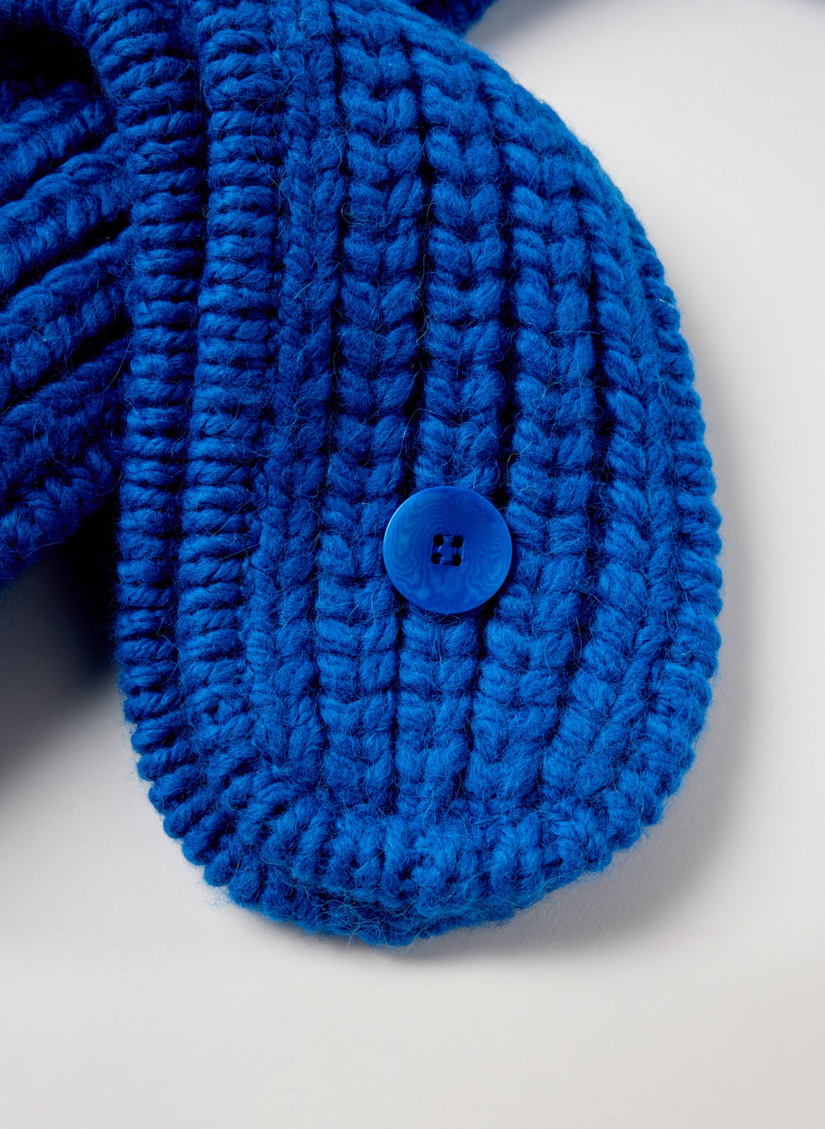 Cozy Trapper Scarf Hat Blue - Tibi