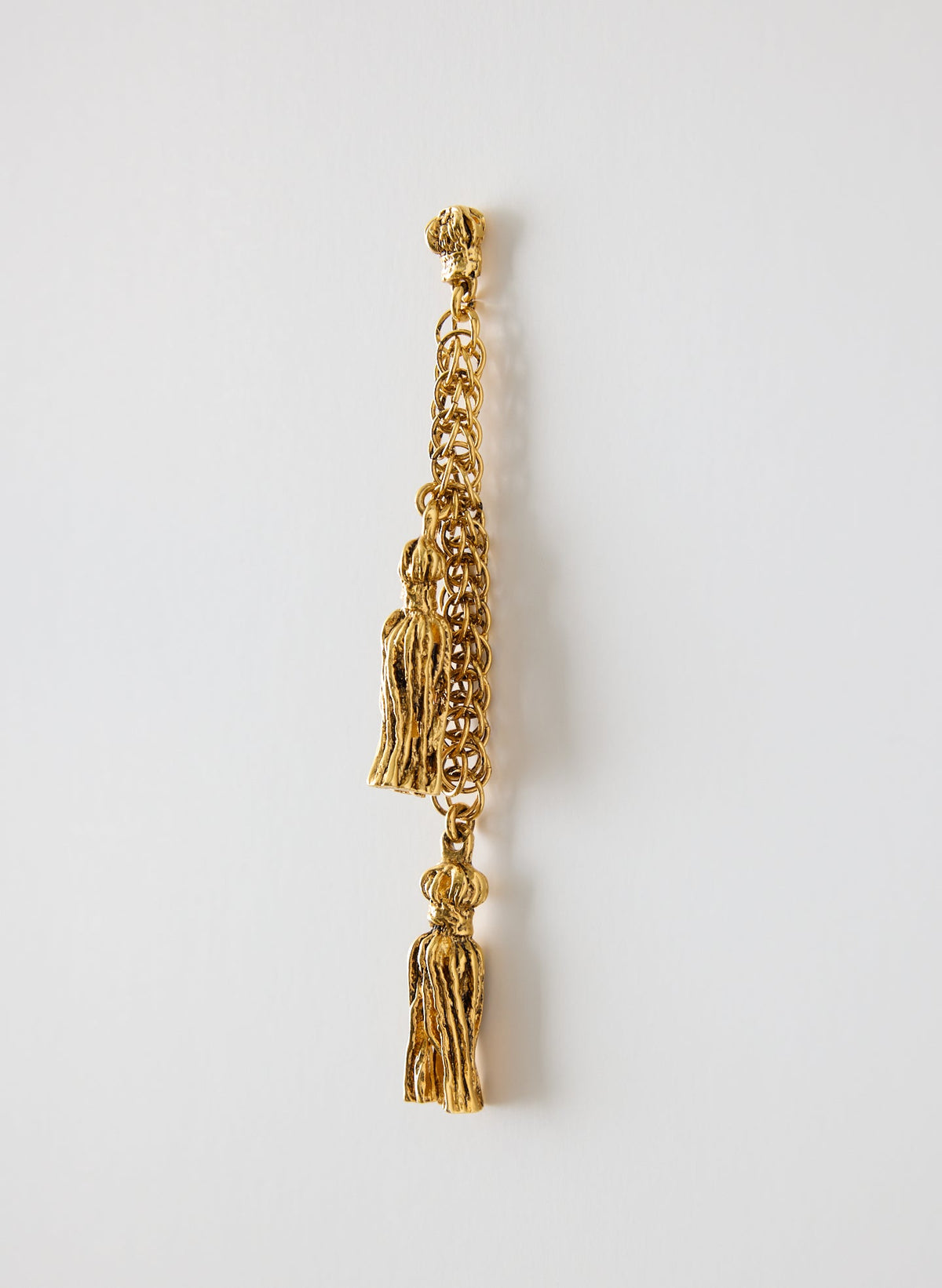 Tassel Earrings Gold - Tibi