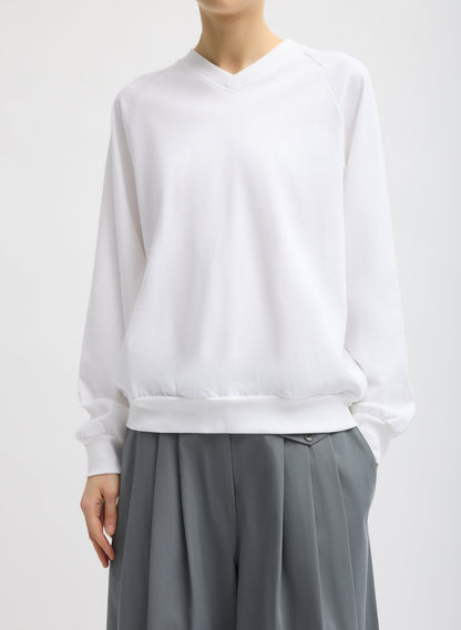 Perfect T-Shirt Vintage Sweatshirt White - Tibi