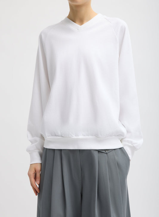 Perfect T-Shirt Vintage Sweatshirt White - Tibi