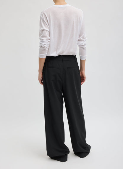 Tropical Wool Stella Pant Black - Tibi