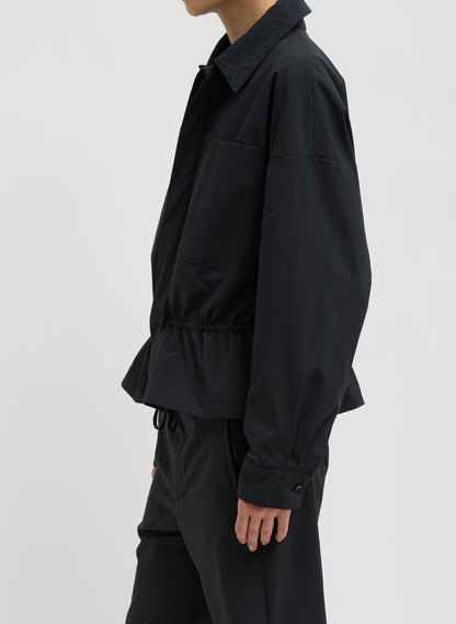 Tech Suiting Anorak Bomber Black - Tibi