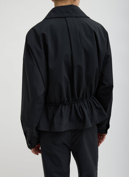 Tech Suiting Anorak Bomber Black - Tibi
