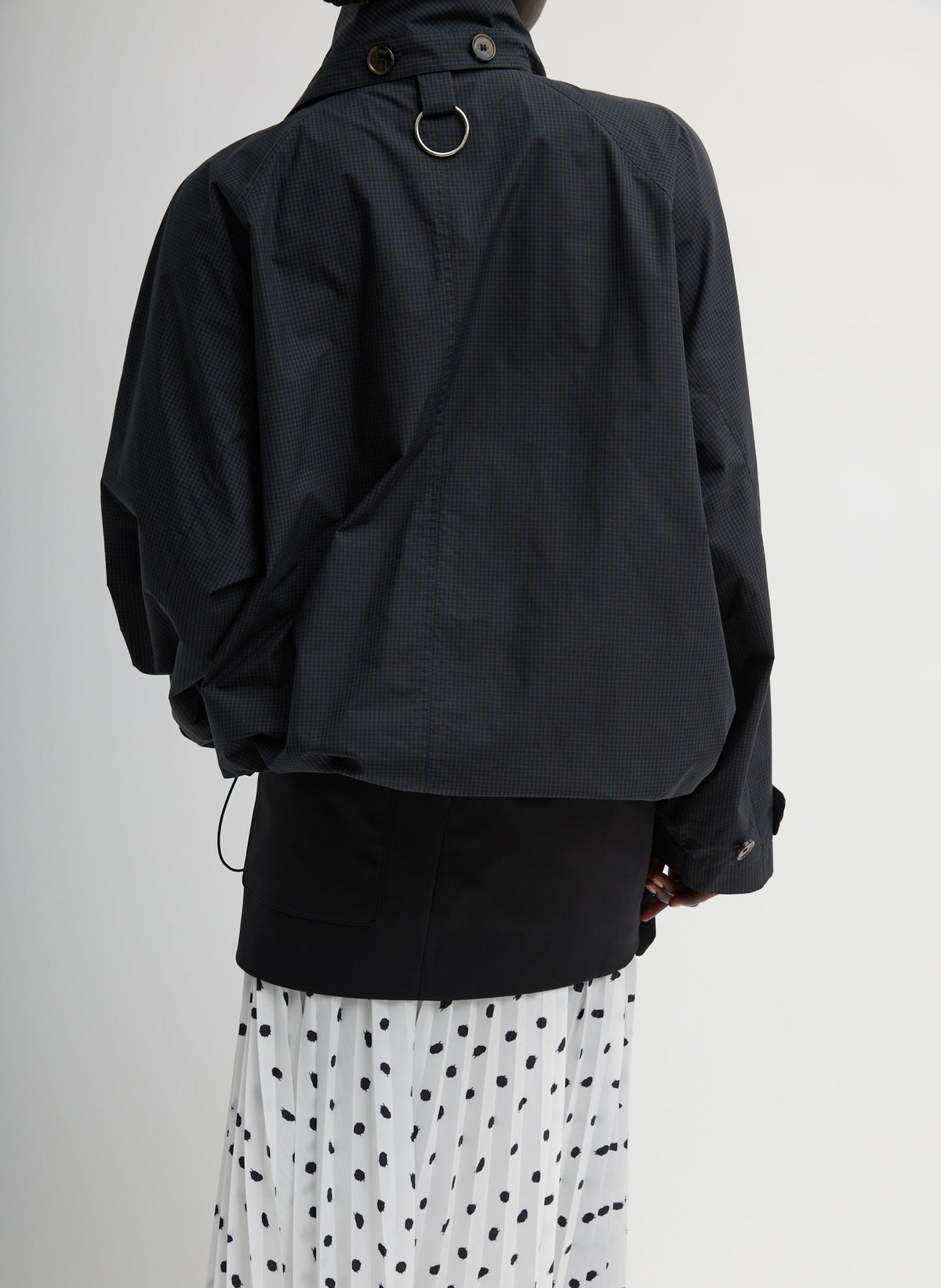 Charles Menswear Trench Anorak Navy Multi - Tibi