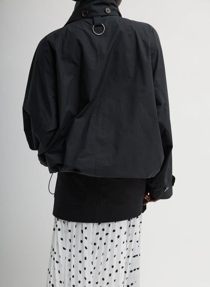Charles Menswear Trench Anorak Navy Multi - Tibi