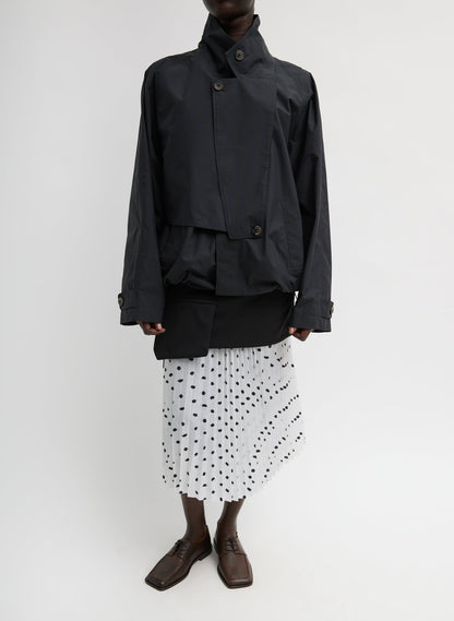 Charles Menswear Trench Anorak Navy Multi - Tibi
