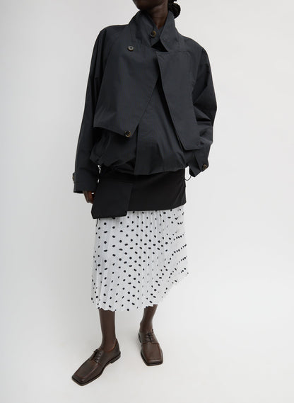 Charles Menswear Trench Anorak Navy Multi - Tibi