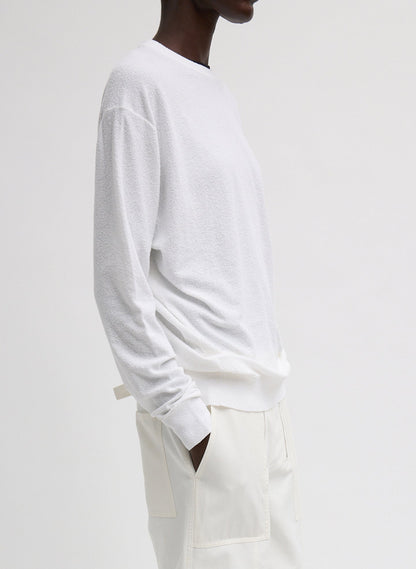 Sable Perfect Men's Pullover White - Tibi