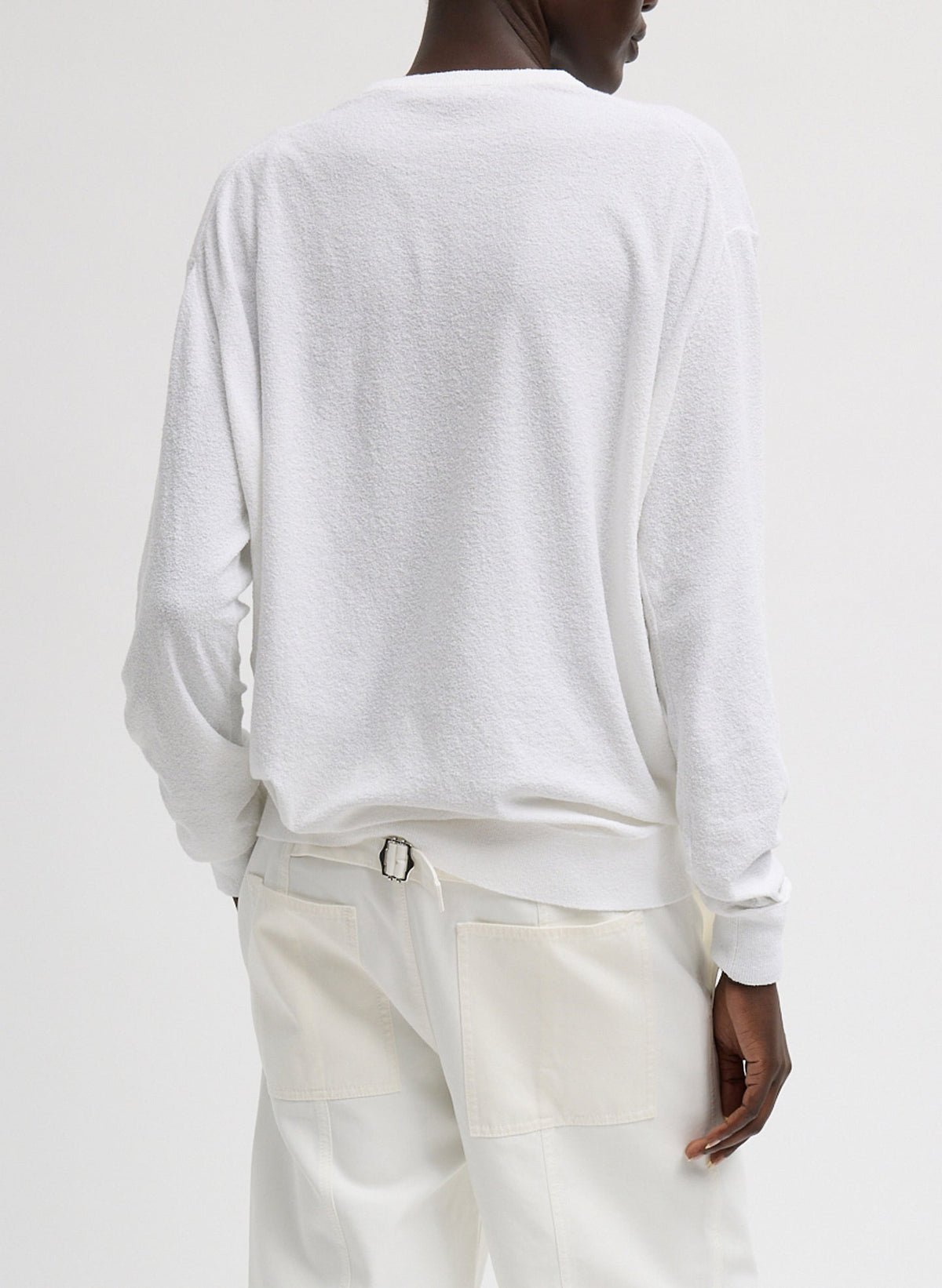 Sable Perfect Men's Pullover White - Tibi