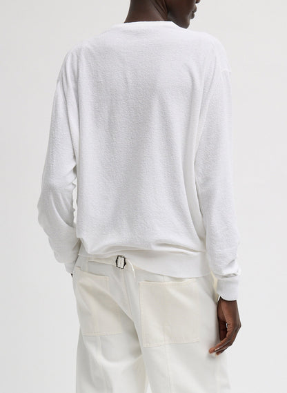 Sable Perfect Men's Pullover White - Tibi