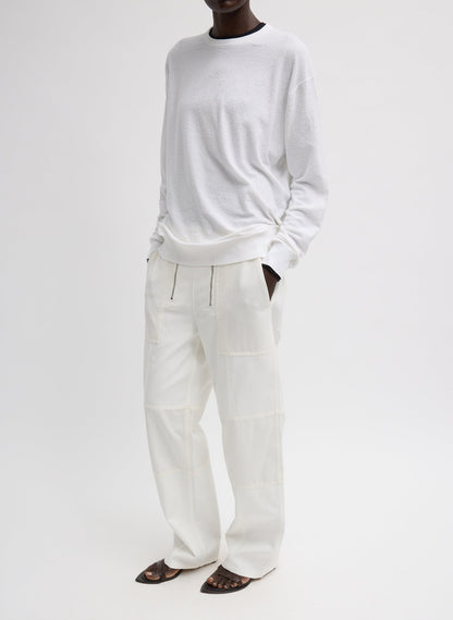 Sable Perfect Men's Pullover White - Tibi