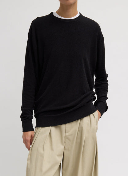 Sable Perfect Men's Pullover Black - Tibi