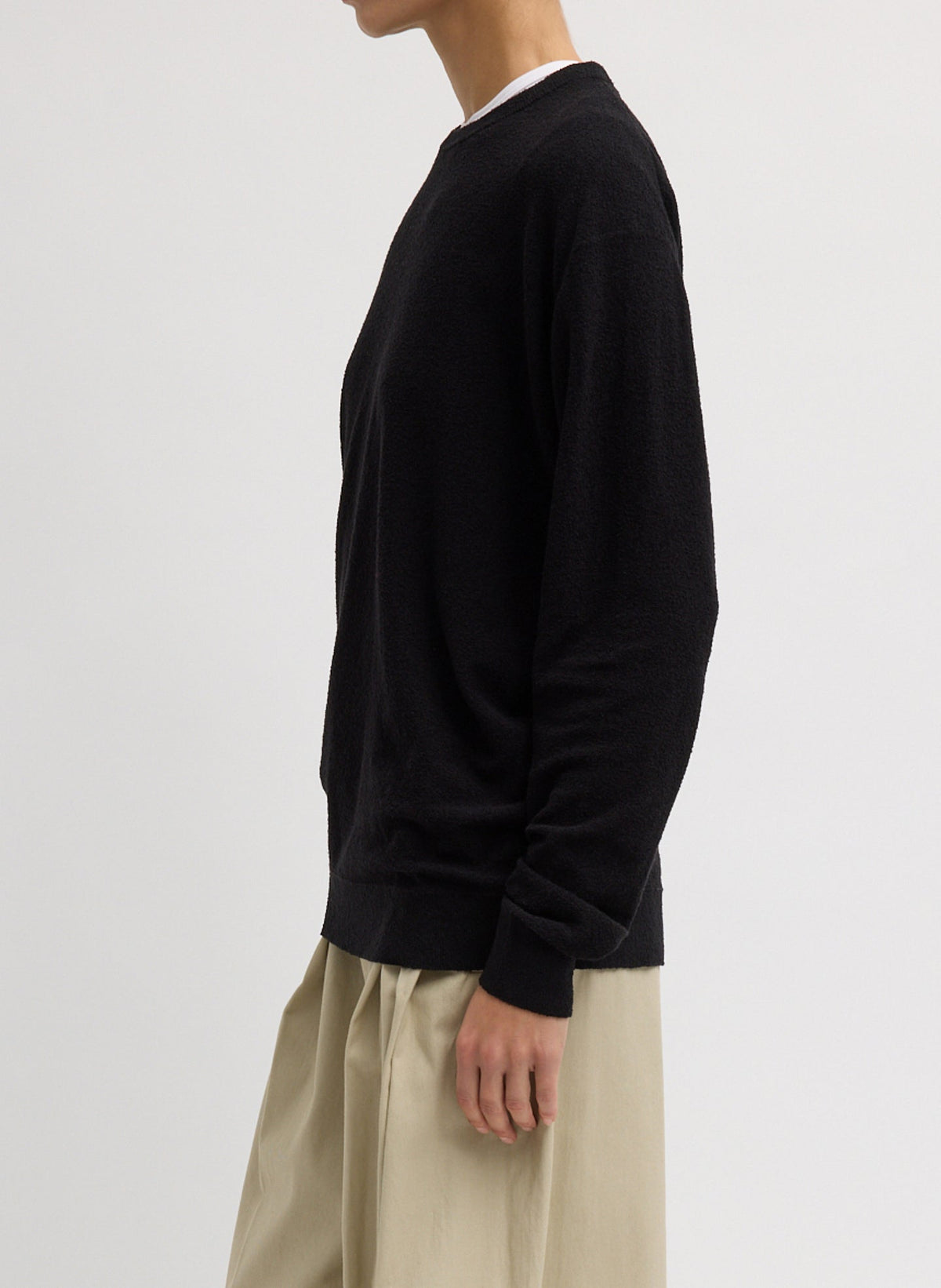 Sable Perfect Men's Pullover Black - Tibi