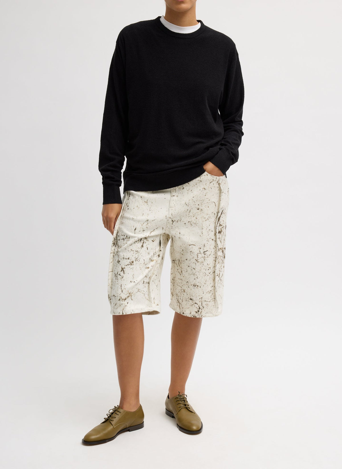 Sable Perfect Men's Pullover Black - Tibi