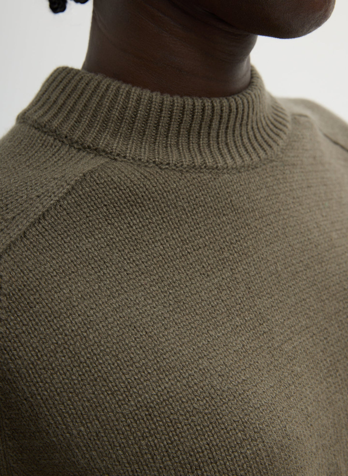 Cashmere Crewneck Oversized Pullover Sweater Dark Hazelnut - Tibi