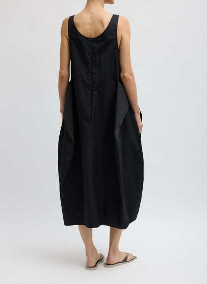 Eco Poplin Tank Dress Black - Tibi
