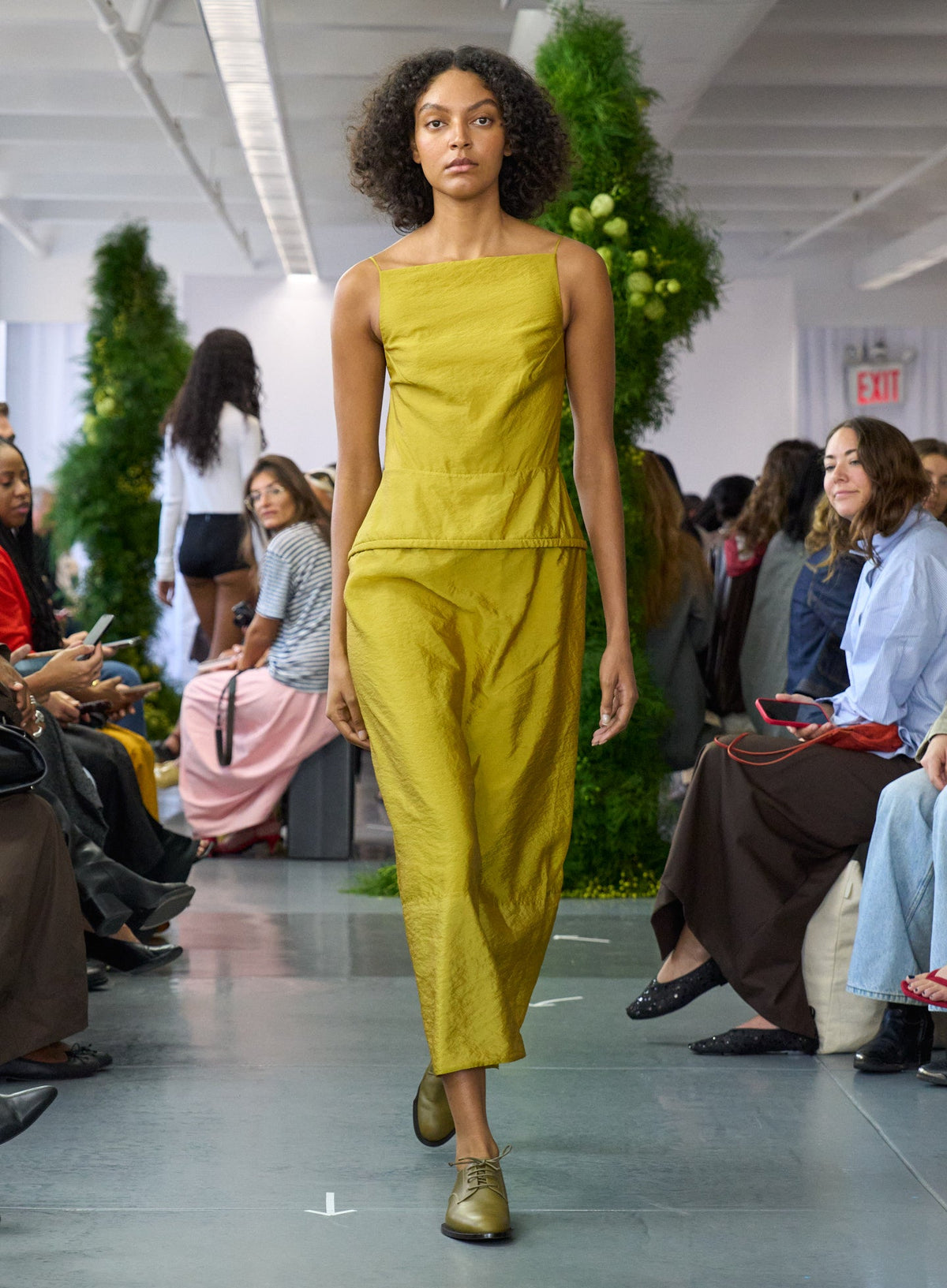 Chassis Hoop Strappy Dress Dijon - Tibi