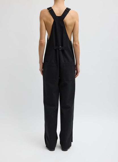 Compact Tech Knit Overalls Black - Tibi