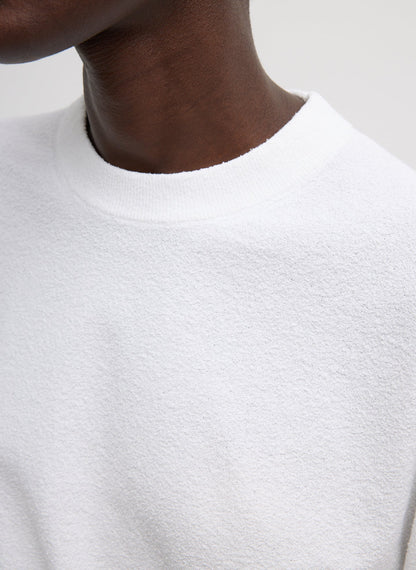 Sable Oversized Easy T-Shirt White - Tibi