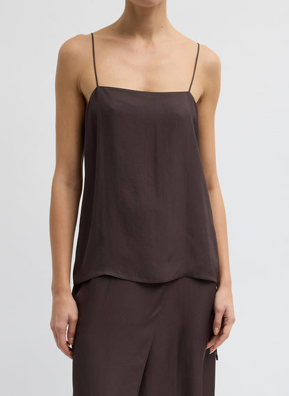 Summer Slip Cami Chocolate Brown - Tibi