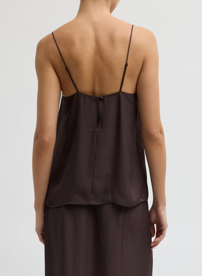 Summer Slip Cami Chocolate Brown - Tibi