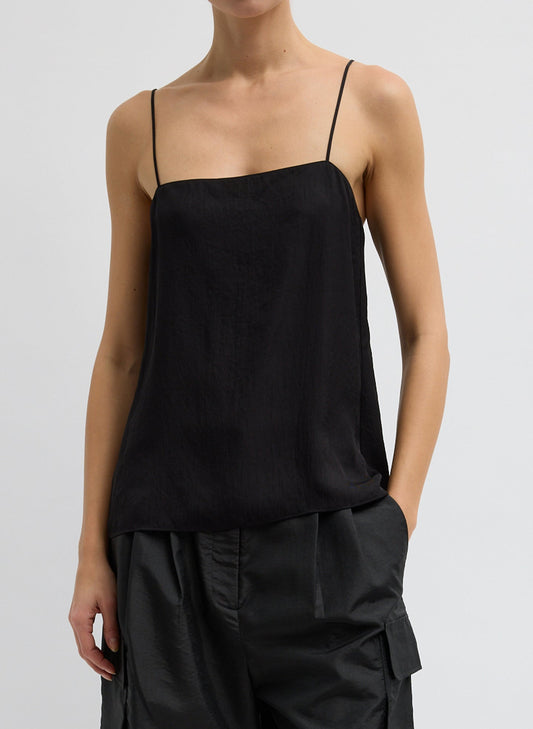 Summer Slip Cami Black - Tibi