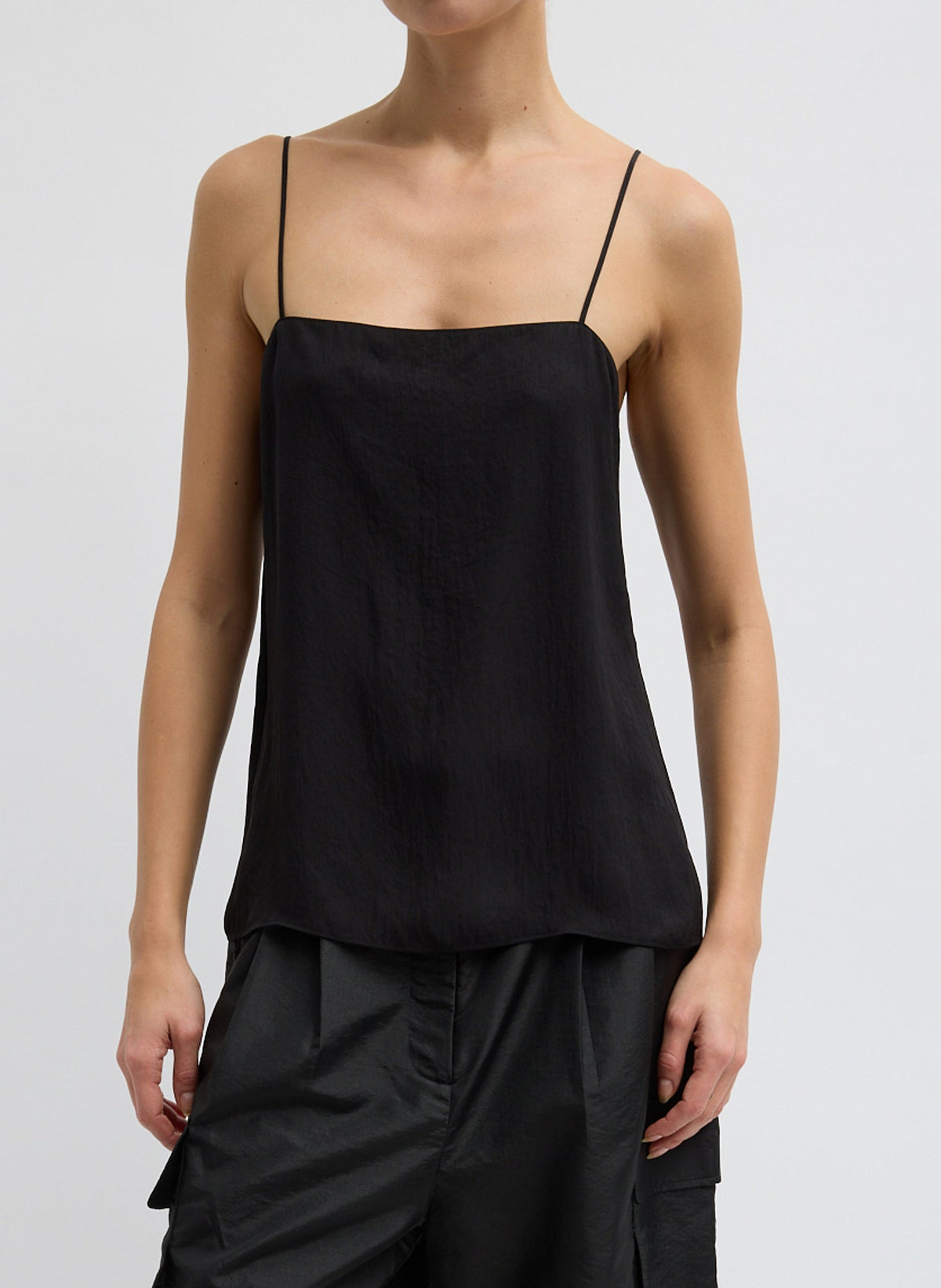 Summer Slip Cami Black - Tibi