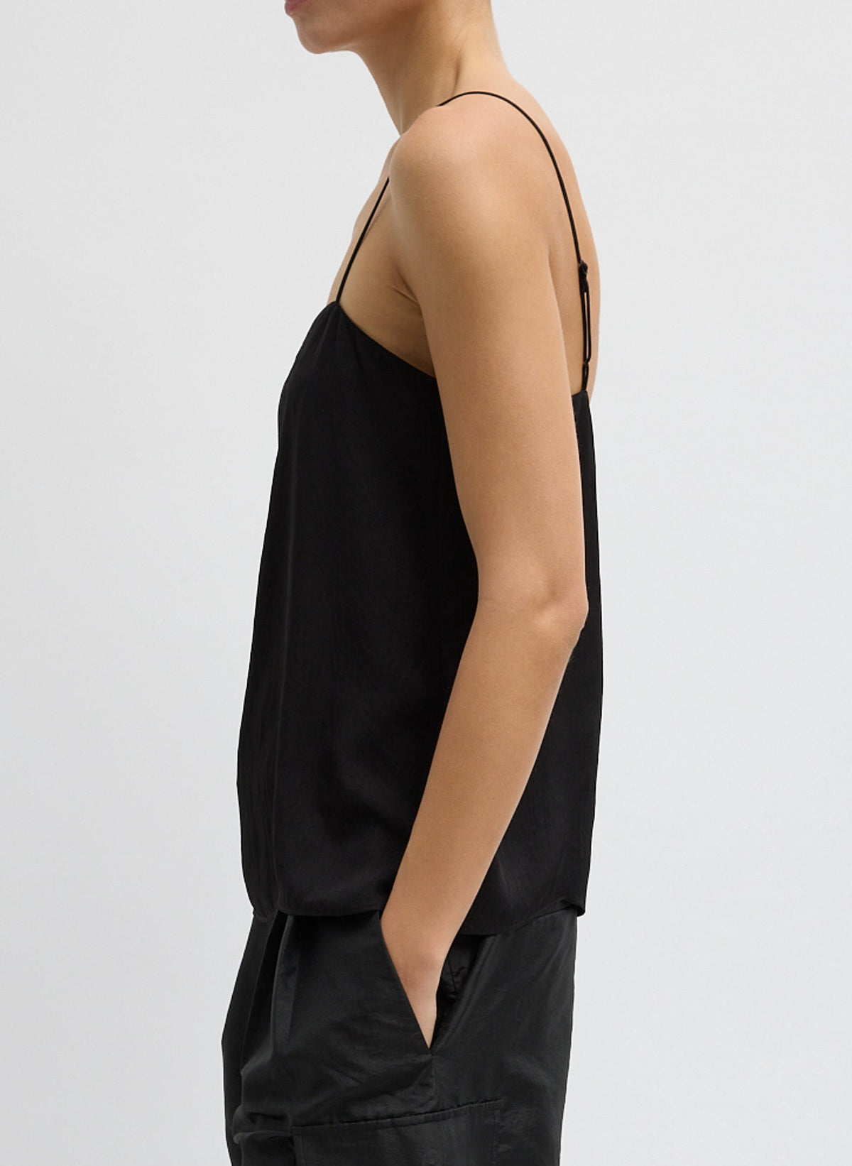 Summer Slip Cami Black - Tibi