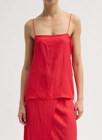 Summer Slip Cami Faded Red - Tibi