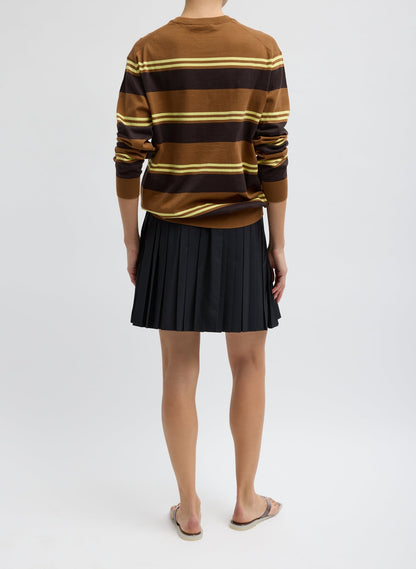 Summer Nylon Pull On Mini Skirt Black - Tibi