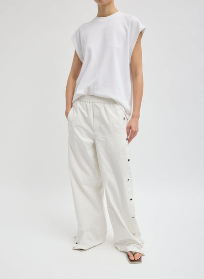 Nylon Snap Jogger White - Tibi