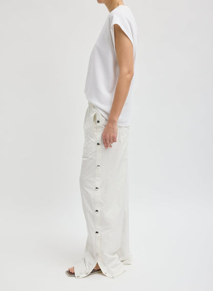 Nylon Snap Jogger White - Tibi