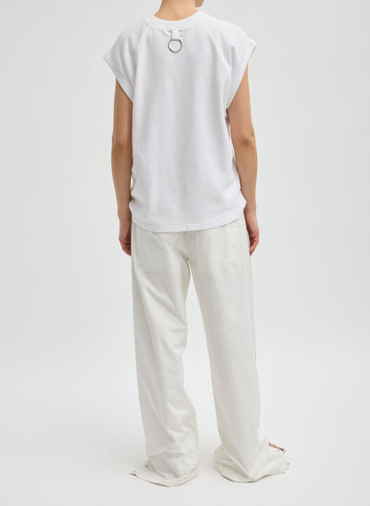 Nylon Snap Jogger White - Tibi