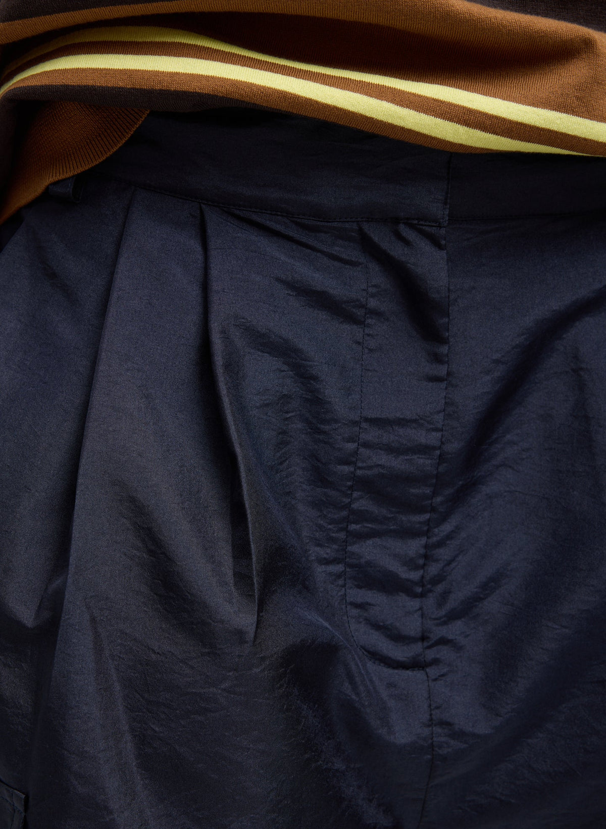 Crispy Nylon Stella Short Navy - Tibi