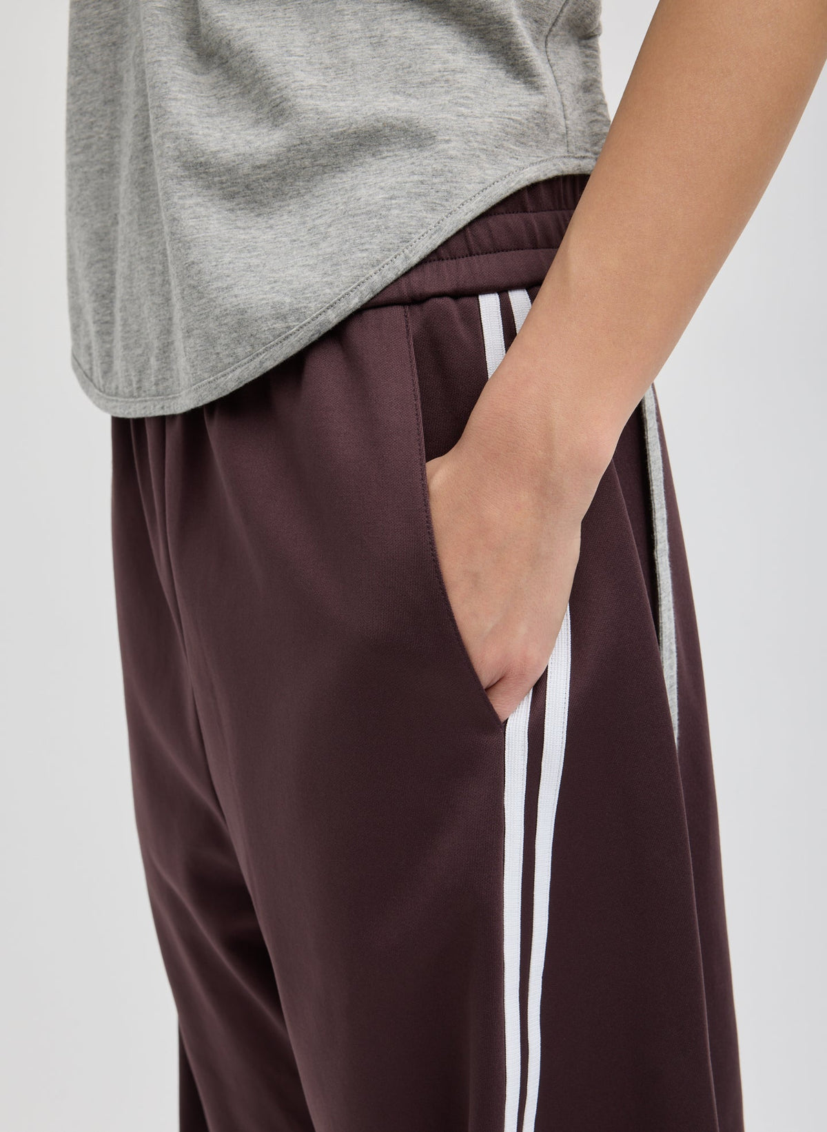 Active Knit Winslow Pant Plum - Tibi