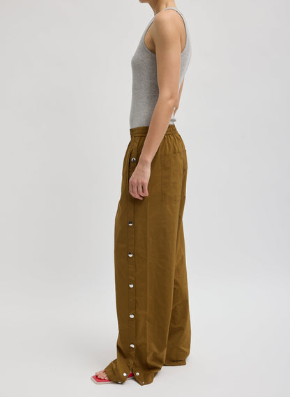 Nylon Snap Jogger Loden - Tibi